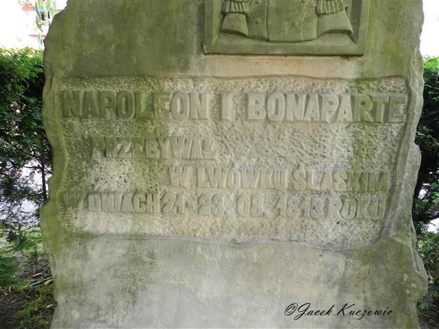 Pomniki województwa dolnośląskiego - pozostałe pomniki. Pomnik Napoleona Bonaparte. Lwówek Śląski