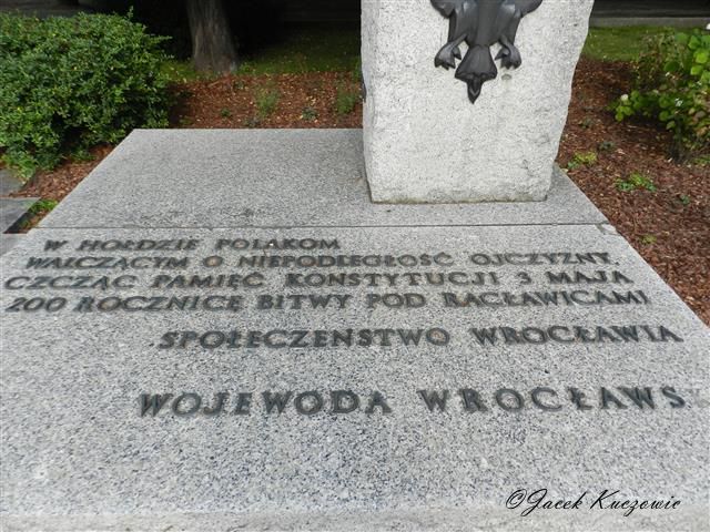 Pomniki województwa dolnośląskiego - pozostałe pomniki. Pomnik Polaków Walczących o Niepodległość. Wrocław